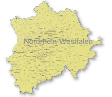 Vertriebsgebiet der ARGE-HAUS Rhein-Ruhr GmbH