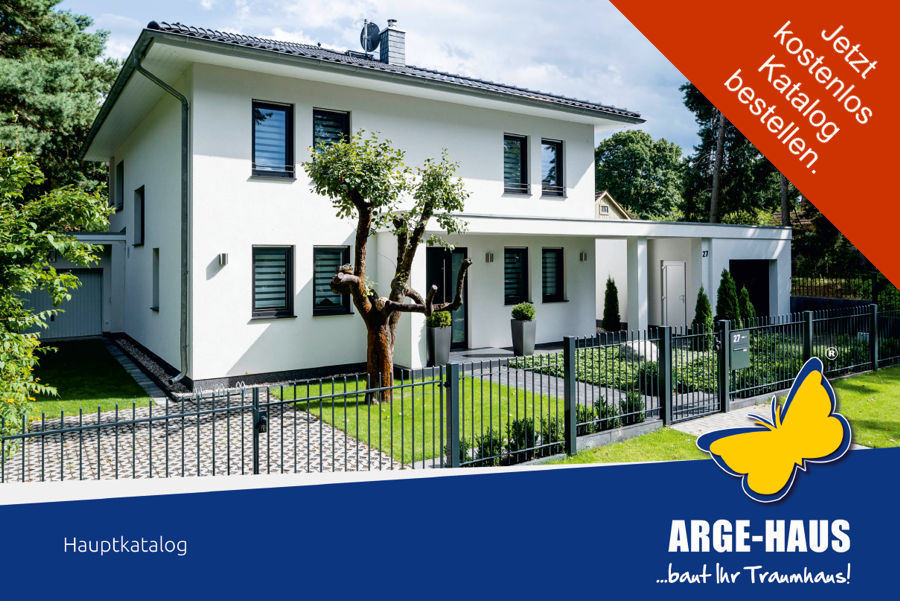 Eine Bauhausstil-Villa der ARGE-HAUS Rhein-Ruhr Gmbh entsteht in