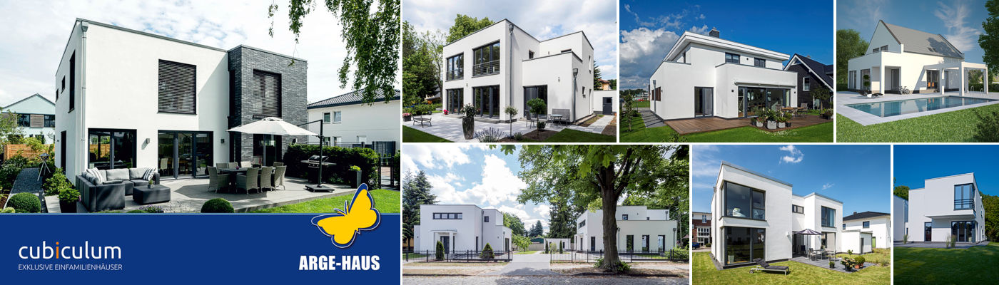 Ihr modernes Haus im Bauhausstil wird geprägt durch klare Linien und Zweigeschossigkeit.